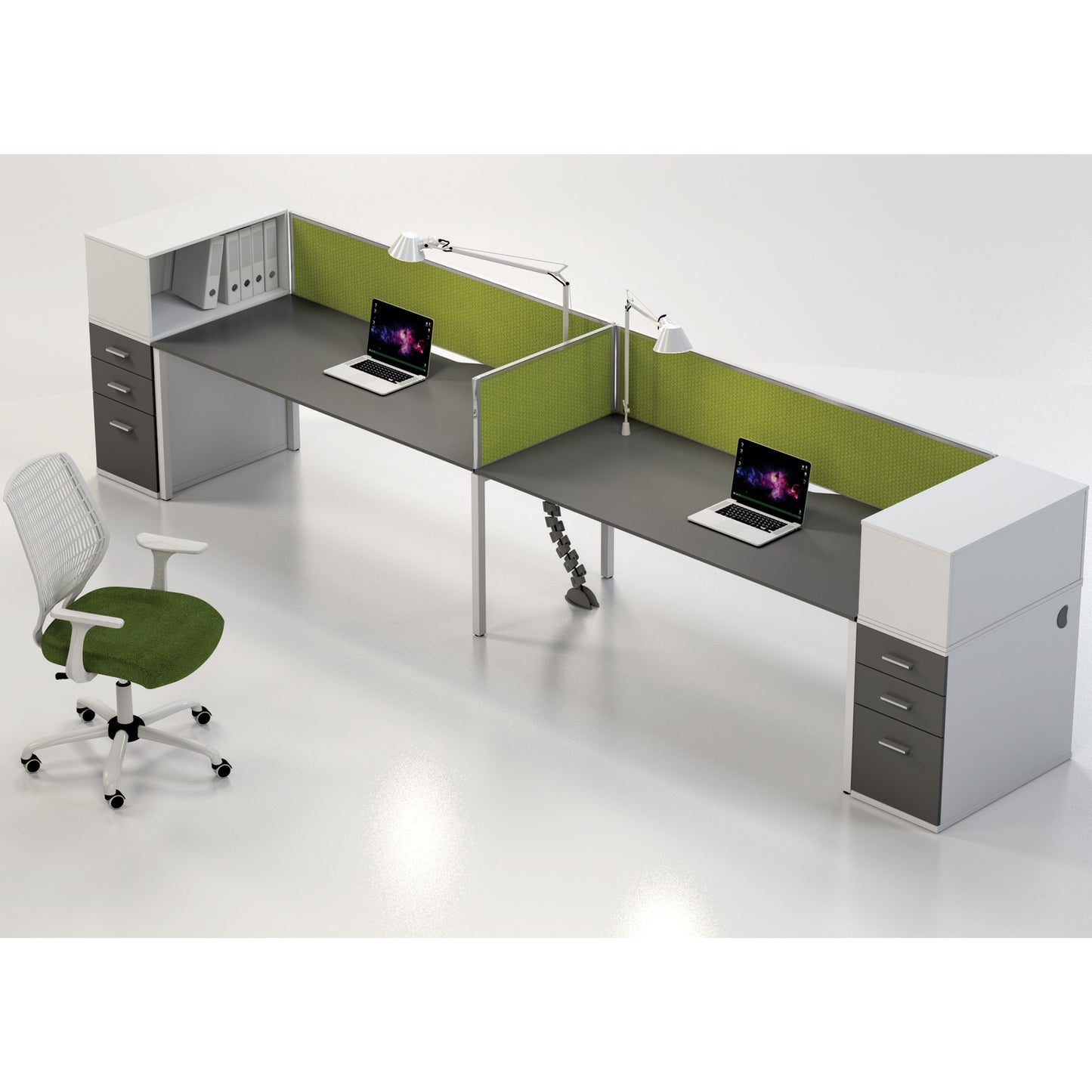 BT8SL  Dual Desk Work Stations IX