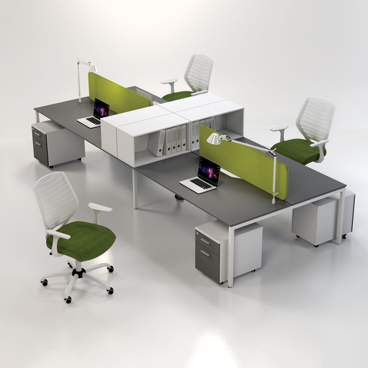 BT8SL  Dual Desk Work Stations IX