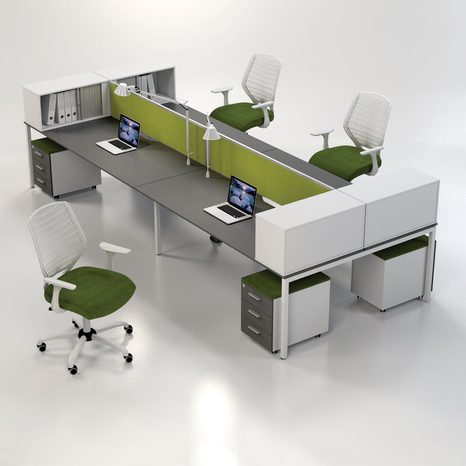 BT8SL  Dual Desk Work Stations IX
