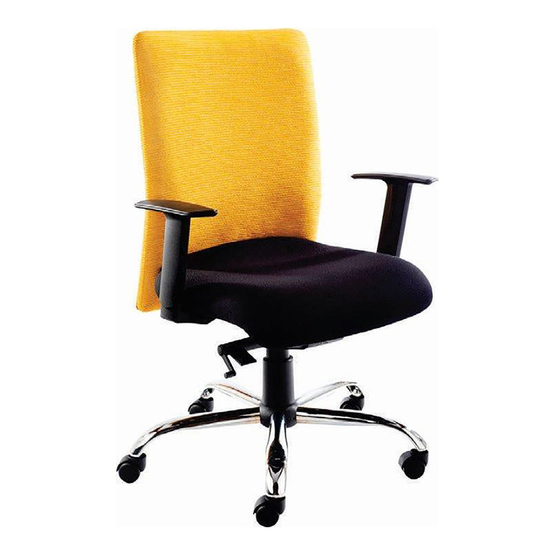 Techno 1000 Ergonomic Managerial Fabric Mid Back Office Chair TC