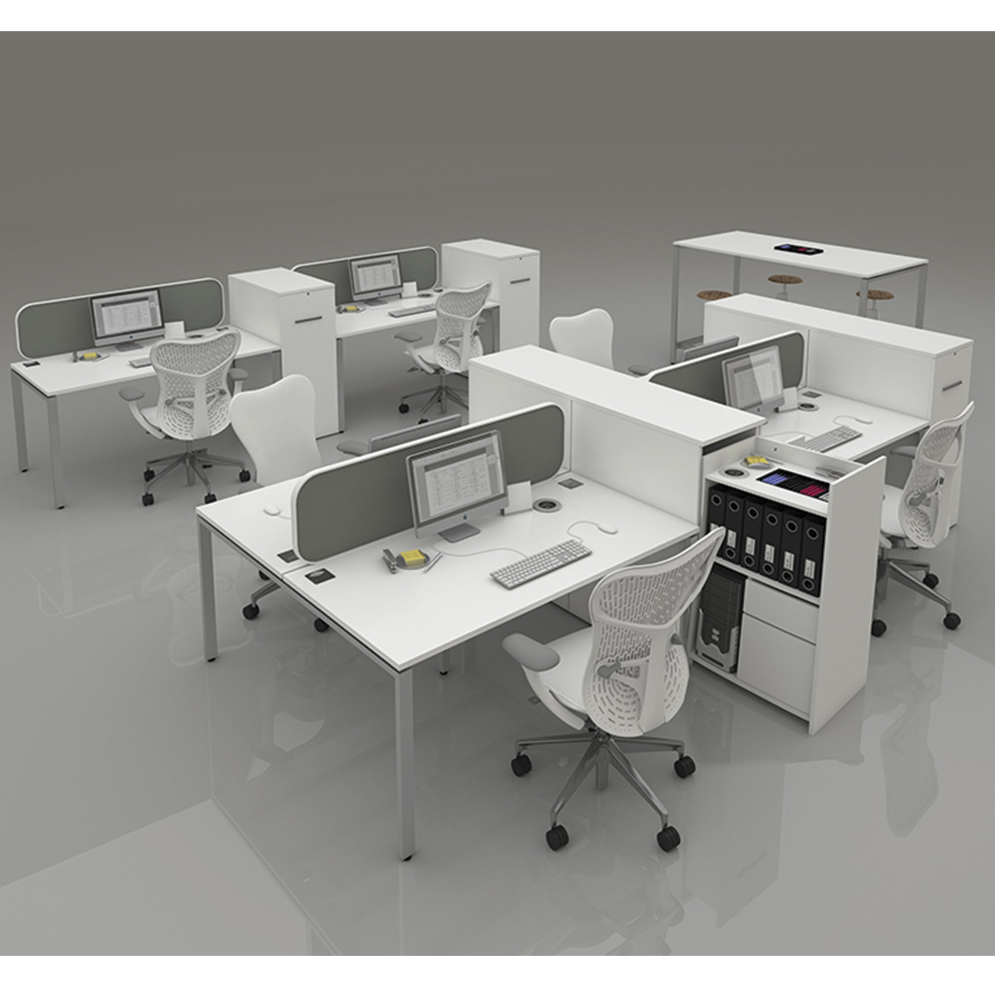 BT8SL  Dual Desk Work Stations