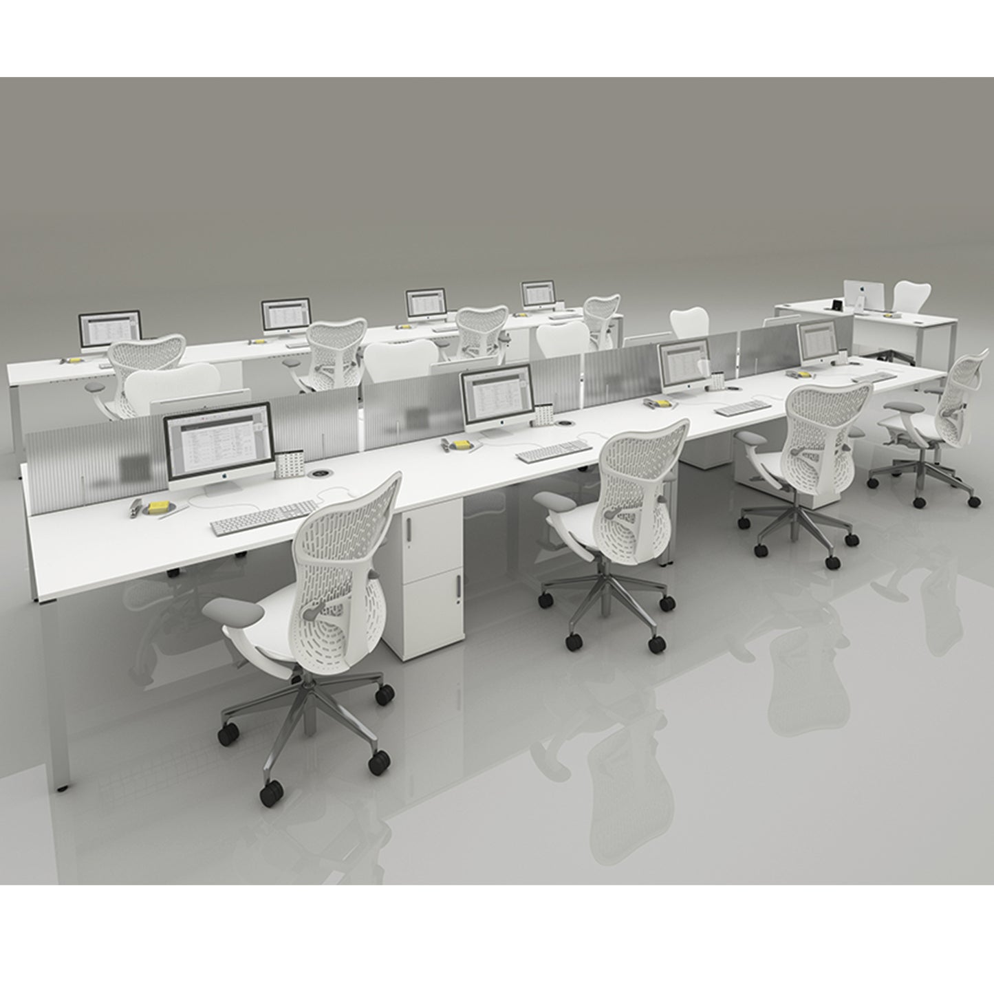 BT8SL  Dual Desk Work Stations IX